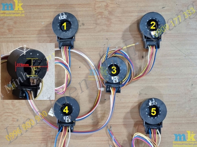 ( SP1355 ) Cuộn Coil Điều Hòa Loại 6 Dây Dùng Chung 5 Dây